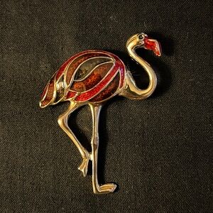 Flamingo Brooch